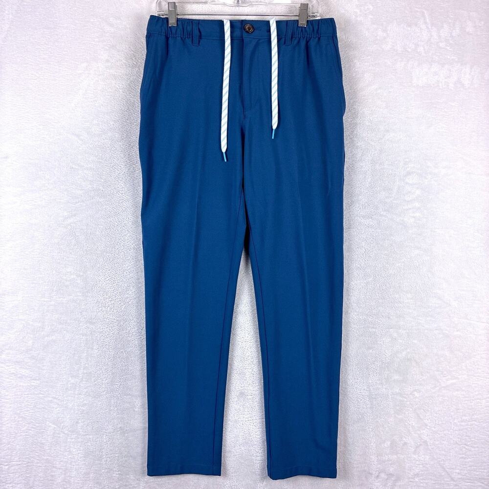 Chubbies Pants Mens M Blue Everywhere Drawstring Performance Preppy Summer Golf
